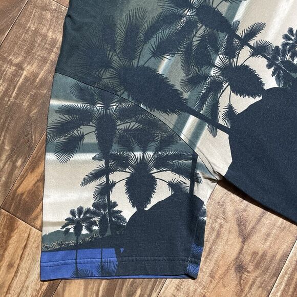 Vintage Tabasco AOP Golf Club Polo Collared Shirt Men’s Size XL Blue Green 90s - Picture 4 of 8